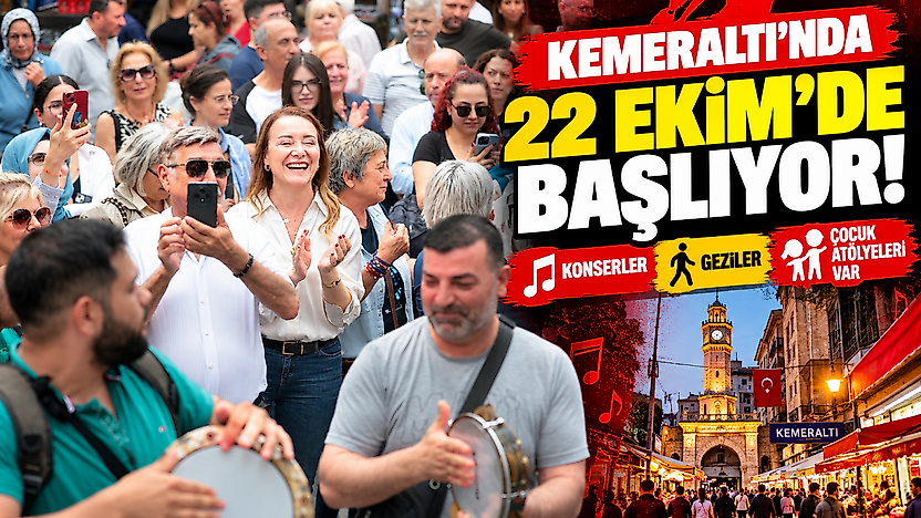 Kemeraltı'nda 22 Ekim'de başlıyor: Konserler, geziler ve çocuk atölyeleri var