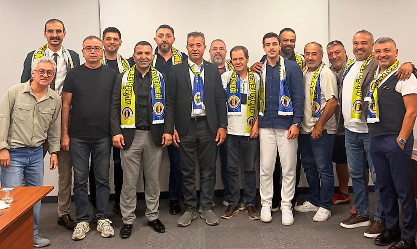 Aliağa Fenerbahçeliler Derneği'nde Hamit Erdem güven tazeledi