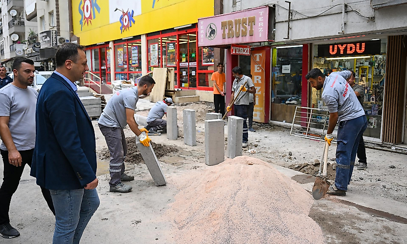 Bornova Zafer Caddesi'nde yeni dönem: Trafik ve kaldırımlar değişiyor