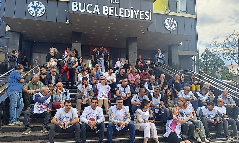 Buca Belediyesi'ne emekçilerden sert tepki: Halk sizi, çalışanları icralık edin diye seçmedi