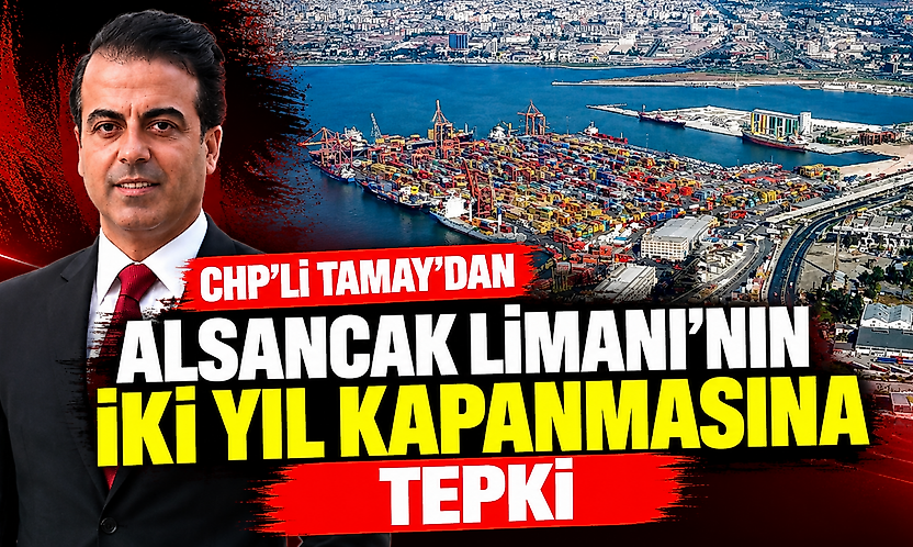 CHP'li Tamay'dan Alsancak Limanı'nın iki yıl kapanmasına tepki