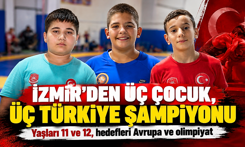 İzmir'de aynı merkezden üç Türkiye şampiyonu yetişti: Hedefleri Avrupa ve olimpiyat