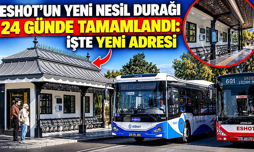 İzmir'de yeni nesil durakların ikincisi tamamlandı: Adresi belli oldu