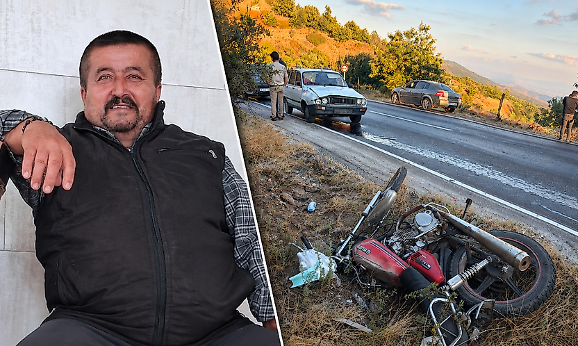 İzmir Ödemiş'te trafik kazası: Motosikletinin yanında beklerken hayatını kaybetti