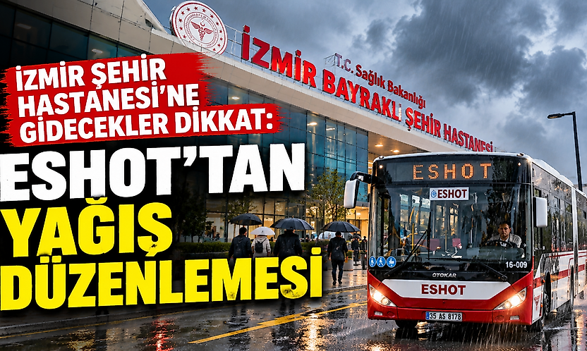 İzmir Şehir Hastanesi'nde iki durak devre dışı: ESHOT duyurdu