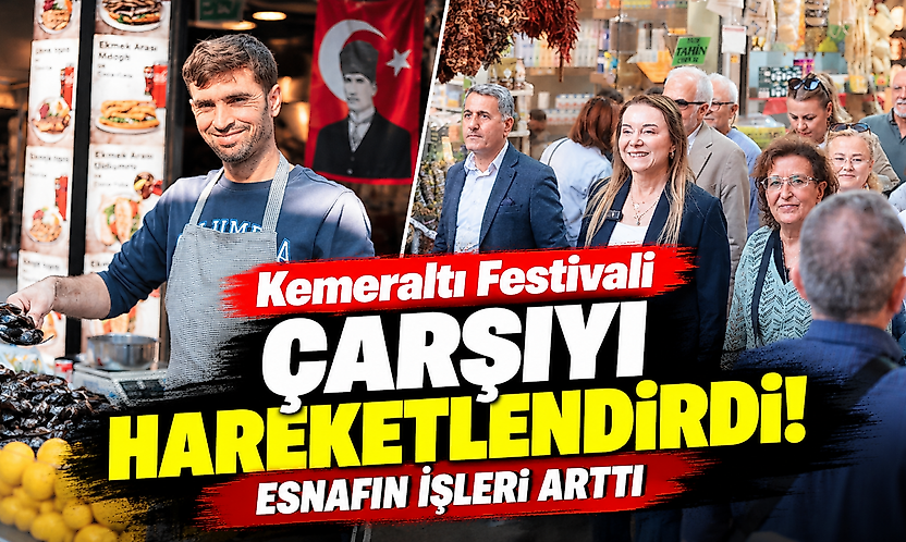 Kemeraltı Festivali çarşıyı hareketlendirdi: Esnafın işleri arttı