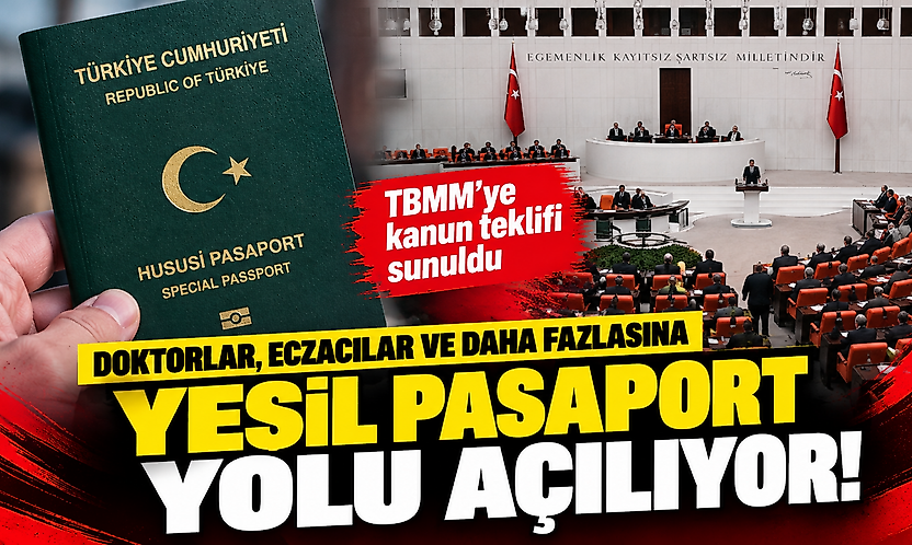 Yeşil pasaport için yeni kanun teklifi: 15 yıl şartı gündemde