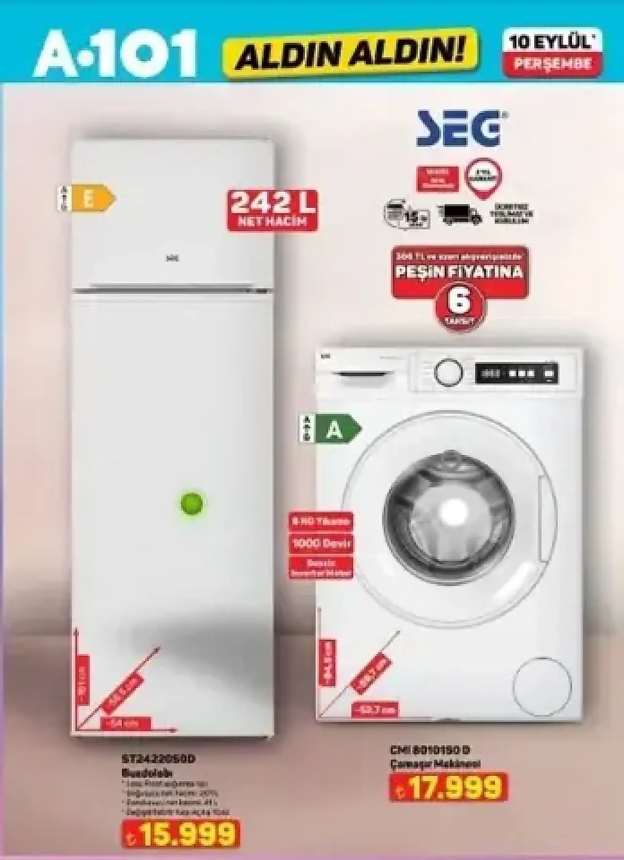 A101 10-16 Eylül 2026 aktüel ürünler kataloğu yayınlandı! Bu hafta hangi ürünler var?