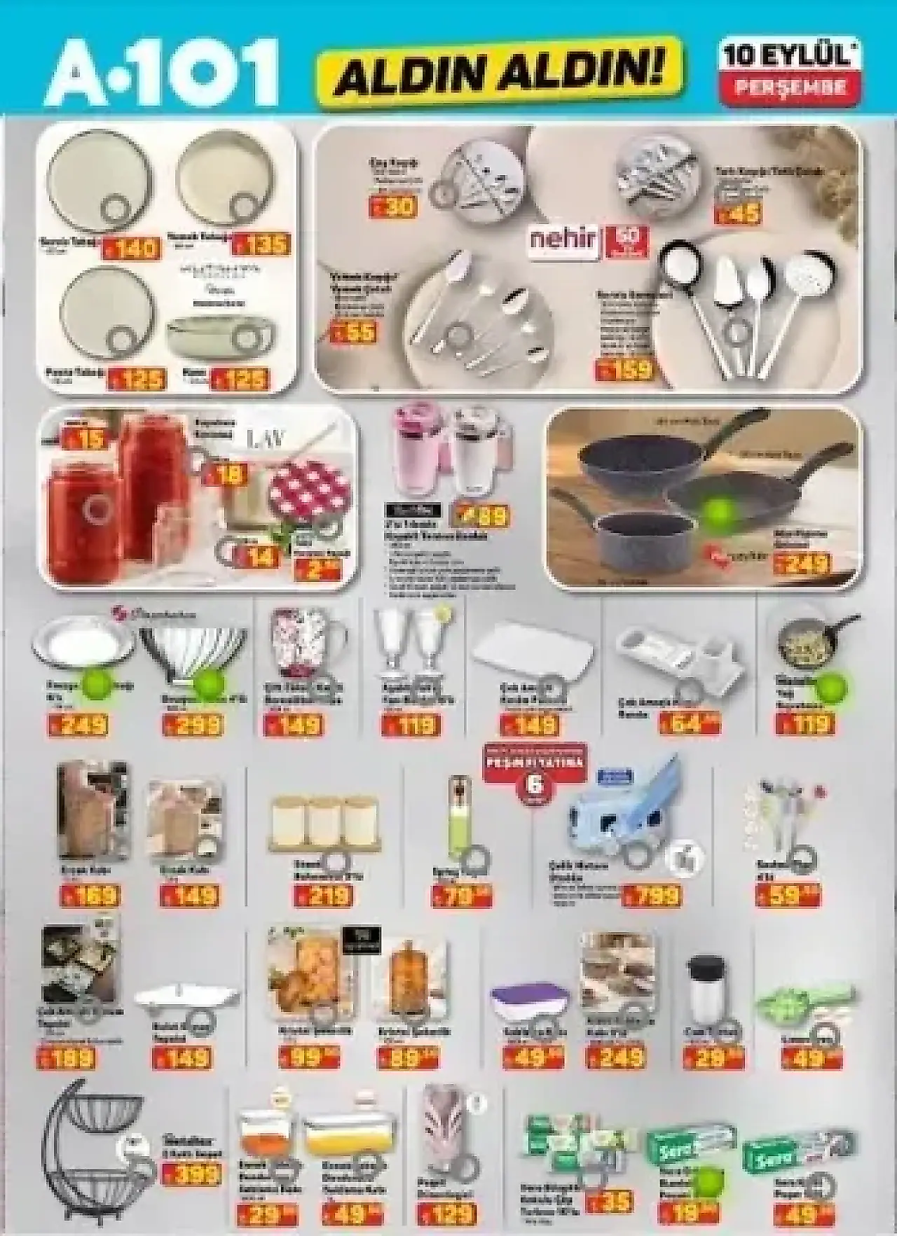 A101 10-16 Eylül 2026 aktüel ürünler kataloğu yayınlandı! Bu hafta hangi ürünler var?