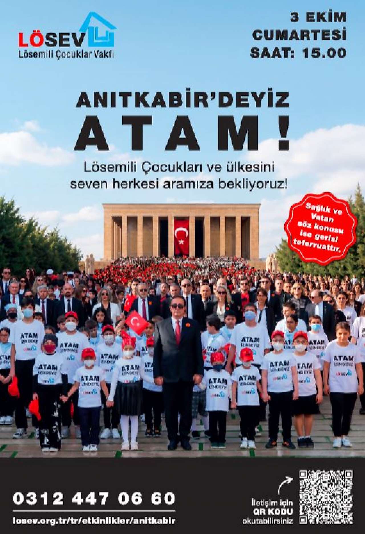 LÖSEV'den Anıtkabir buluşması: Lösemiyi yenen gençler Atatürk'ün huzuruna çıkacak