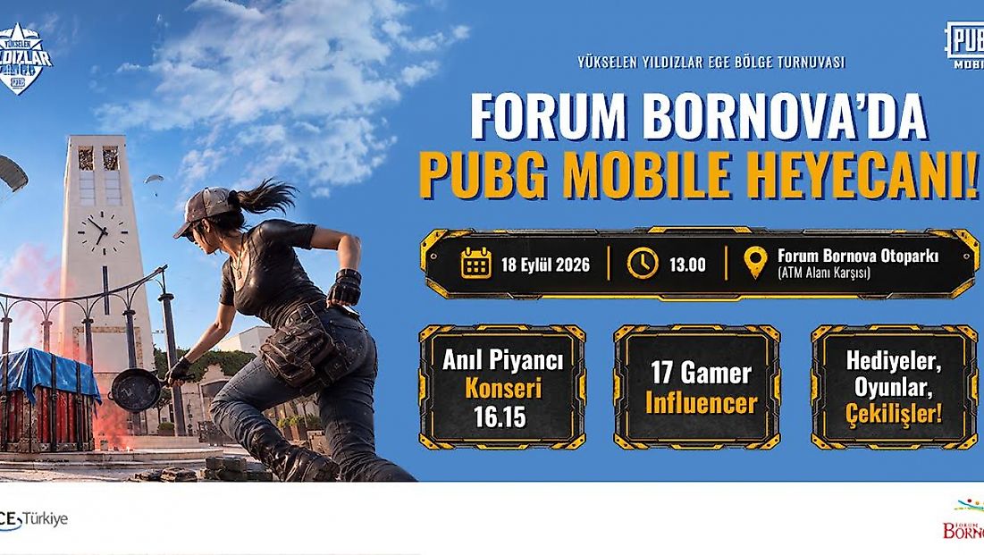 Forum Bornova’da PUBG heyecanı: Anıl Piyancı da sahne alacak