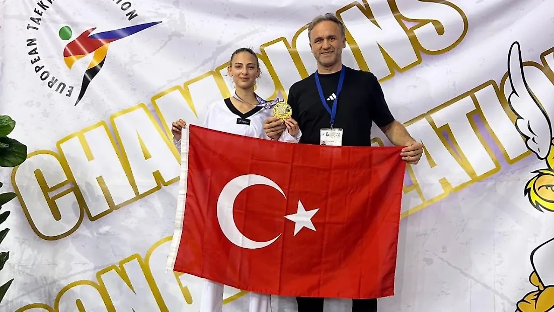 İzmir’in tekvandocuları Avrupa’dan üç madalyayla döndü
