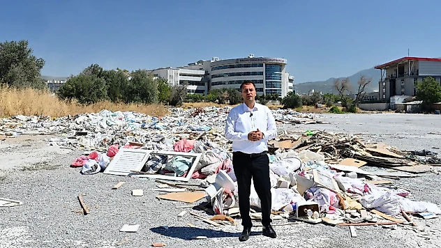 Bornova'da kaçak moloz dökümüne karşı kameralı takip dönemi