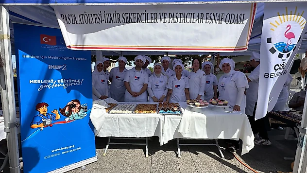 Çiğli'nin meslek kursiyerleri Ahilik Haftası'nda hünerlerini sergiledi