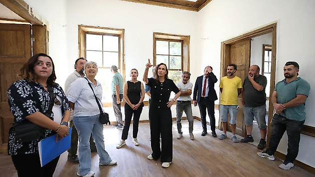 Latife Hanım Köşkü'nde restorasyon tamamlanıyor: Açılış yaklaştı