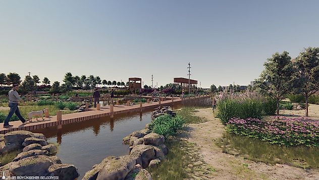 Mavişehir'de taşkınlara karşı doğa parkı kuruluyor