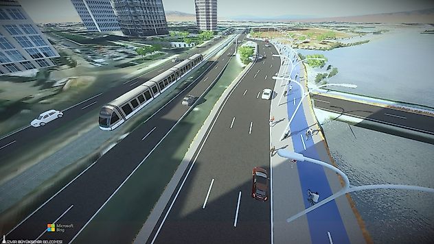 Mavişehir yoluna yeni şeritler ve bisiklet yolu geliyor
