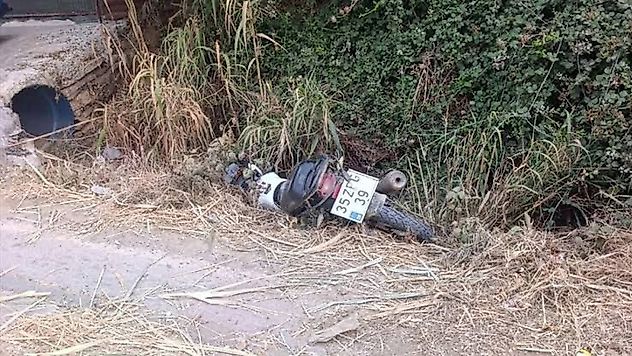 Ödemiş Kızılcaavlu yolunda motosiklet kazası: Bir kişi yaralandı